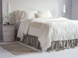 linen duvet cover stone washed french