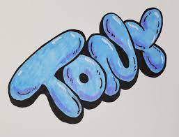 how to draw bubble letters step by step