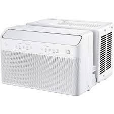 The medium or low function for the fan settings. Midea 350 Sq Ft Window Air Conditioner 115 Volt 8000 Btu Energy Star In The Window Air Conditioners Department At Lowes Com