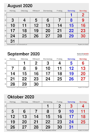 Büromaterial, schreibwaren, lehrmittel und mehr. Kalender August September 2020 Pdf