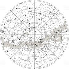 Detailed Sky Map Southern Hemisphere With Names Of Stars In