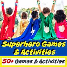 superhero games activities organized 31