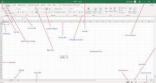 parts of ms excel window javatpoint