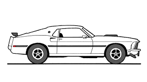 how to draw a 1969 ford mustang you