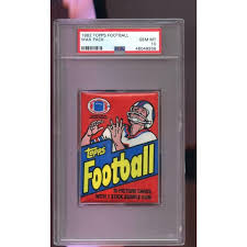 1982 topps football cards were sold in wax, cello and rack boxes with vending cases sold to dealers. 1982 Topps Football Card Unopened Wax Pack Graded Psa 10 Ronnie Lott New Holder