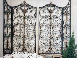 Antique French Wrought Iron Gates