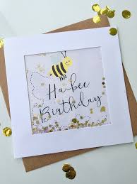 Bumble bee birthday party design dazzle 5. Ha Bee Birthday Card
