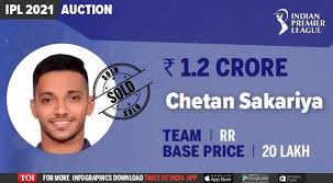 He was picked up for inr 1.2 crore in the ipl 2021 auction by the rajasthan royals, and made his ipl. Chetan Sakariya From Rcb Nets To Rr Colours Thanks To Variations Cricket News Times Of India