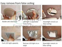 12w recess false ceiling downlight