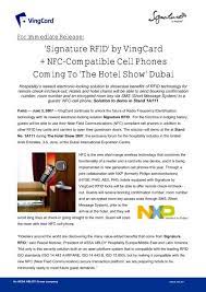 signature rfid by vingcard nfc