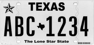 texas vehicle license plate search for