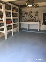 paint garage floors with 1 part epoxy paint