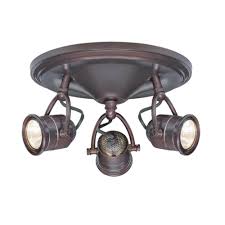 Details About Ceiling Antique Bronze Round Base Pinhole 3 Light Fixture 50 Watt 120 Volt