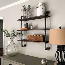 How to Make DIY Pipe Shelves