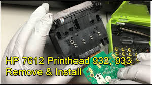 fix hp 7612 printhead missing or failed