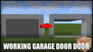 how to make a working garage door in