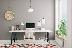 The best office colors to boost creativity, happiness, and productivity september 21, 2018 interior design did you know that a spoonful of your favorite dessert could taste better (or worse) depending on the color of the dish it's served in. The Best Paint Colors For Your Home Office Martha Stewart