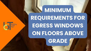 egress windows above grade minimum