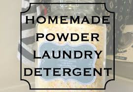homemade powder laundry detergent