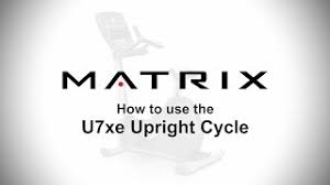 how to use the u7xe upright cycle you