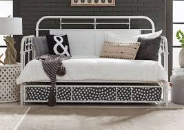 Vintage Daybed With Trundle White