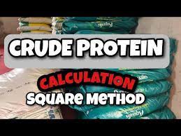 how to calculate crude protein cp