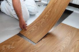 brown wooden pvc floor covering