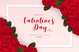 free vector cute valentine s day card
