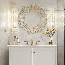 Modern Gold Accent Mirror Wall Mounted