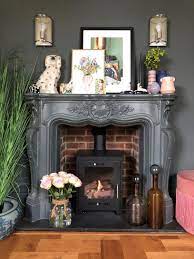 Diy Painted Marble Fireplace