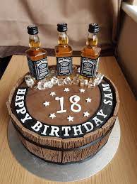 Jack Daniels 18th Birthday Cake gambar png