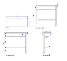 Console Table Dwg Thousands Of Free