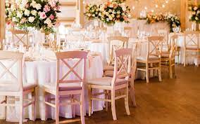 The most common reception chair material is linen. Cv Linens Wholesale Tablecloths Chair Covers And Event Linens