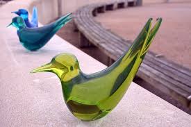 Art Glass Look Resin Sea Swallows