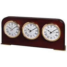 3 Time Zone Office Clock For Mother S Day