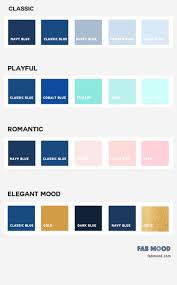 4 blue color palettes clic