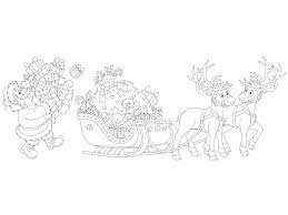 Coloriage traîneau du Père Noël : 20 dessins à imprimer