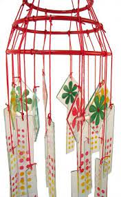 Old Fashioned Glass Wind Chimes Old