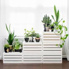 Tiered Crate Plant Stands Projects