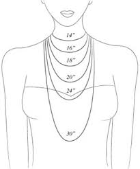 Sizing Help Size Chart Throughout Average Necklace Length