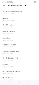 google services framework is using all