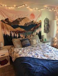 Sunset Mountain Tapestry Bedroom