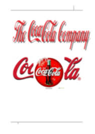 37483762 Organizational Structure Of The Coca Cola Company