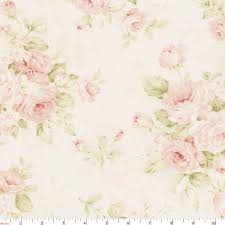 Pink Floral Fabric By The Yard