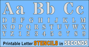 Printable Stencils Free Alphabet Font