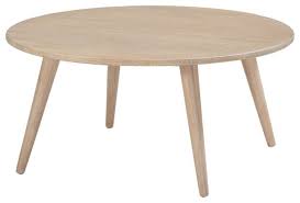 Light Wood Coffee Table Round