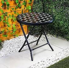 Small Garden Lattice Folding Drinks