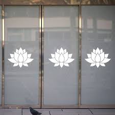 Lotus Flower Decal Lotus Window Decal