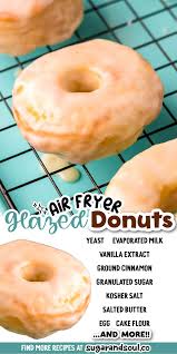 air fryer donuts from scratch sugar