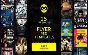 15 premium flyer psd templates free